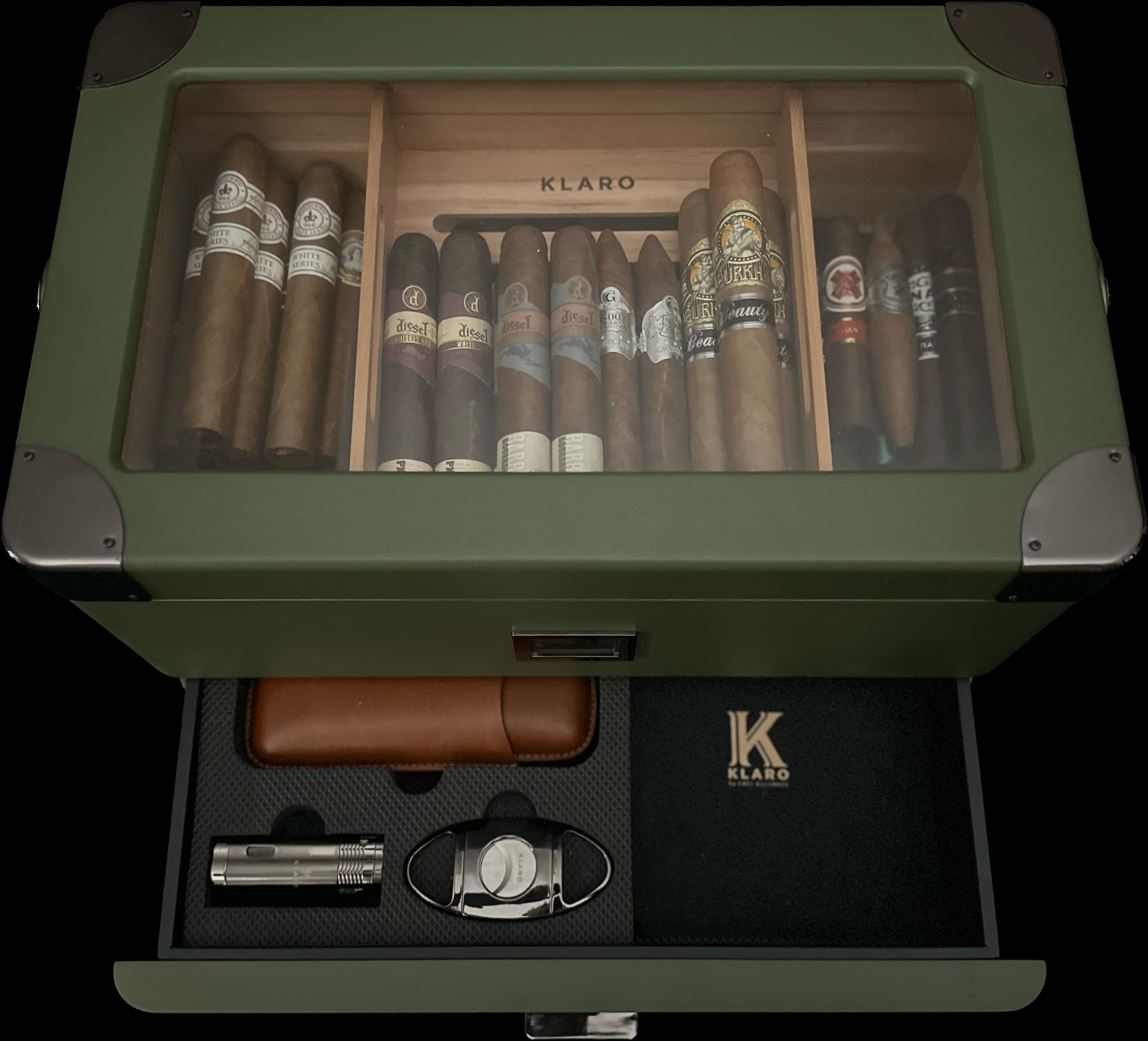 Klaro Military Humidor: 5.0 rating for enduring quality and reliability