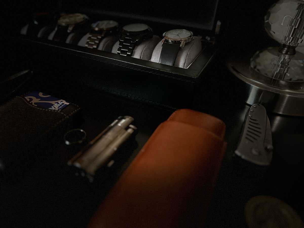 Black Watch Case for Men